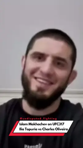 Islam Makhachev about Ilia Topuria vs Charles Oliveira #ufc317  #elmatador #dobronx 