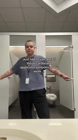 Like how long has that tampon sat in that holder thing … 