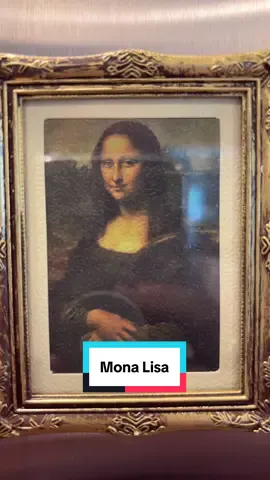 The Mona Lisa at the Louve #monalisa #louve #paris #parisfrance #capikitchen #fyp #art #truestory 
