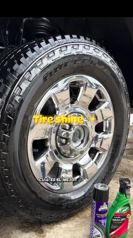 Este brillo para las llantas de tu auto funciona perfecto 👌🏼 #CARDETAILING #cars #fyp #foryourpage #detailingcars #fypシ 