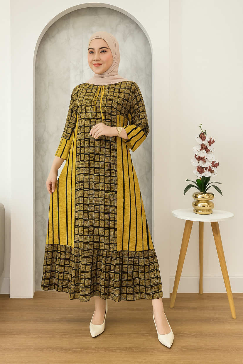 Dress Mellia Rayon Premium Terbaru #dresskekinian #dresswanita #setelanwanita 
