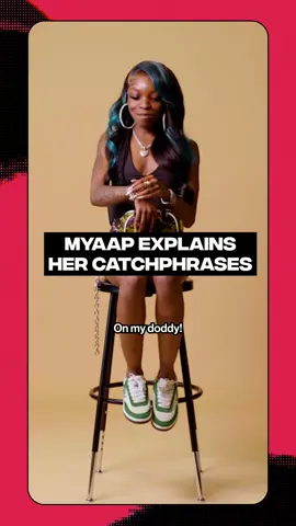 on my dOddy! 🗣️  #Myaap has many catchphrases (“YOP,” “WHAM,” “BAM”) and she took the time to explain their meanings and where they came from.