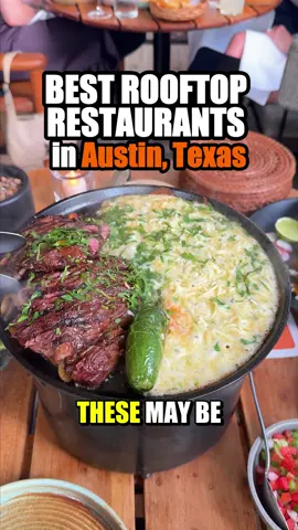 🚨BEST ROOFTOP RESTAURANT🚨 Follow @austinfoodheads for more! @lapiscinaaustin might just have the best fajitas we’ve had in Austin👀 This rooftop Mexican restaurant inside the Austin Proper Hotel is a whole vibe, from the stylish interior to the stunning downtown views🔥 We started with the Proper Guacamole which was super fresh and came with these huge, perfectly crispy tortilla chips. But the real star of the show was the steak fajitas. They come out sizzling and full of flavor, and they’re perfect for sharing✨ The whole experience from the service to the setting was top tier. La Piscina is one of those spots we will be coming back to again and again. Go check them out and thank us later🙏🏾 #austinfoodheads 📍600 W 2nd Street 5th floor of Proper Hotel ⏰: Sun-Sat: 11am-10pm . . . . . . #LaPiscinaAustin #AustinEats #RooftopVibes #SteakFajitas #ATXFoodie #ProperEats #MexicanFoodGoals #AustinRestaurants