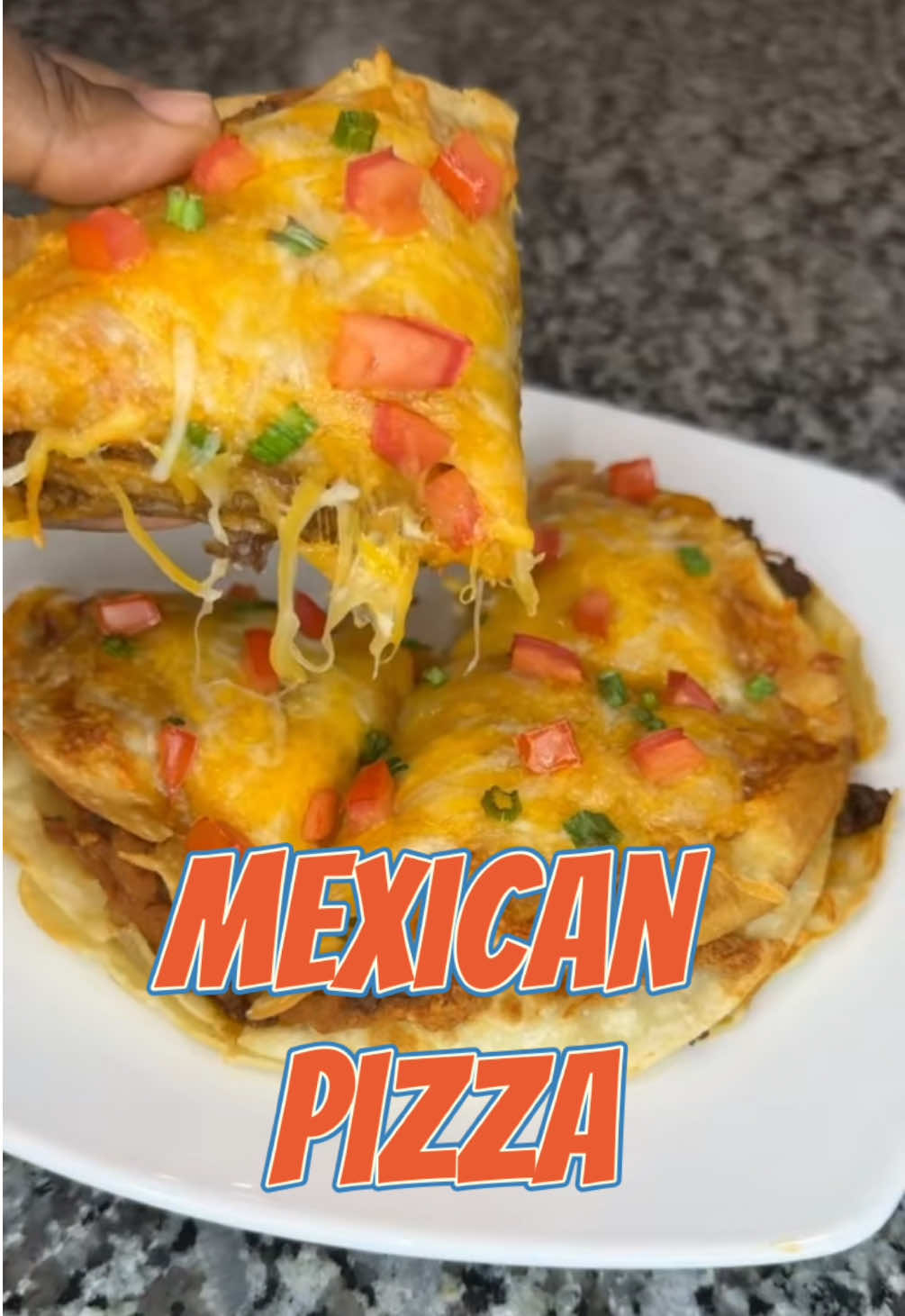 Mexican Pizzas are  perfect for Taco Tuesday! #tacotuesday #fyp 
