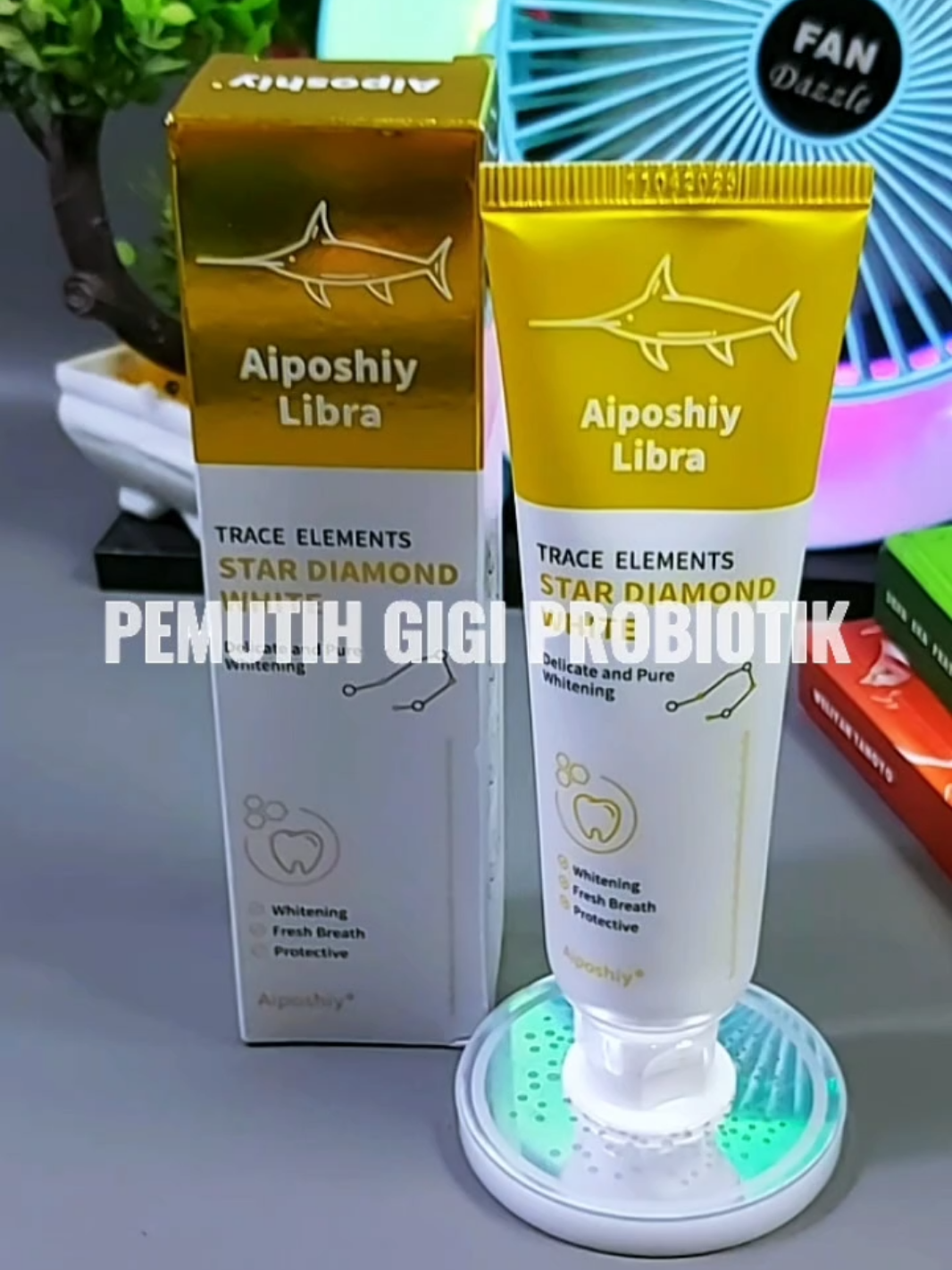 Cobain Aiposhiy Pasta Gigi Probiotik, cara alami & aman buat gigi lebih cerah! @Aiposhiy.id #pastagigi #pemutihgigi #gigikuning #gigiputih #satukontentiaphari #CapCut 