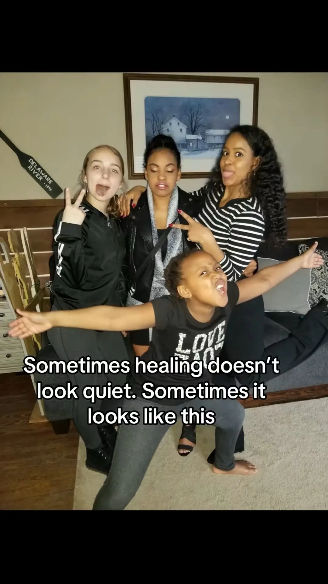 My daughter had every reason to give up on joy. She came to us from a background of abuse, placed in the foster care system as a broken little girl-yet somehow, she never lost her smile. Even on the hard days, she chose laughter. That was her superpower. And now, when life gets heavy, I remind myself: If she could keep choosing joy through all that pain... I can too. #griefjourney #healingprocess #SelfCare #mentalwellness #emotionalgrowth #GriefHealing #MotherhoodJourney #MakeMemories #GriefToGrace #FunlsMedicine #FosterCareAwareness #HerSmileLivesOn #griefjourney #BriellesLight #DawnMarie #creatorsearchinsights 