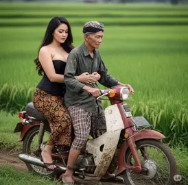 Melu bapak neng pasar ( ikut bapak pergi ke pasar ) #AI #FYP #aiart #AIartwork #TikTokTrend #PesonaNusantara #AestheticIndonesia #TradisiModern #motorklasik 