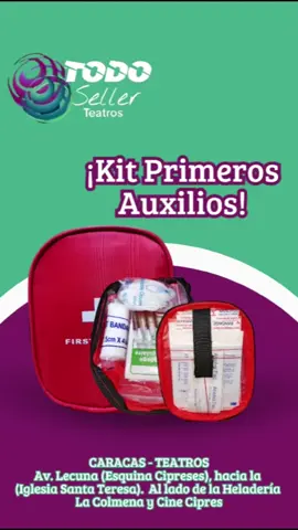 ¡No dejes que una emergencia te tome por sorpresa! 🚨 ¿Sabías que la tranquilidad puede costar tan solo $7.20? En nuestro nuevo Reel, te mostramos cómo armar un Kit de Primeros Auxilios que es un verdadero salvavidas, ¡y sin romper el cochinito! Imagina esto: un pequeño corte mientras cocinas, una raspadura de tu peque o un dolor de cabeza repentino.  ¿Estás preparado? Con nuestro kit, tendrás a la mano desde tubitos de Povidine para desinfectar hasta vendajes triangulares para cualquier eventualidad. Incluye también guantes quirúrgicos, tijeras, adhesivo y pinzas, ¡todo lo básico para que te sientas seguro! ¿Dónde encontrarnos? 📍 CARACAS - Estación Teatro Av. Lecuna, entre esquina Santa Teresa y esquina Cipreses, edificio Roversi, justo al lado de Cine Cipres y heladería La Colmena. ¡Esperamos verte pronto! Encuéntranos en el mapa: 🗺️👇👇 https://maps.app.goo.gl/59FfLeaRabhWfR1W7 Contáctanos por WhatsApp: 📞 Asesor sede Teatros: 📲 04127072937 #todoseller  #primerosauxilios  #kitdeemergencia  #saludparatodos  #bienestarencasa  #desprevenido  #ofertaimperdible  #economía  #vidasaludable  #emergencias 