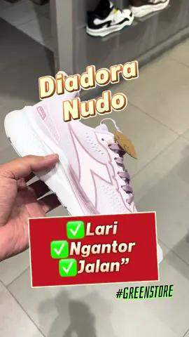 Review Diadora Nudo. Size: 36 s.d 38 EUR. Pemesanan klik linktree di bio no 152 #sneakers #sneakersreview #adidas #sneakersoriginal #greensneakers #viral #trending #reviewer #gstmarket #timnasindonesia #fypシ #fyp #keren #lotto #sepatu #sepatuoriginal #jastip #jastipsportstation #sneakers #sepatuanak #runningshoes #reebok
