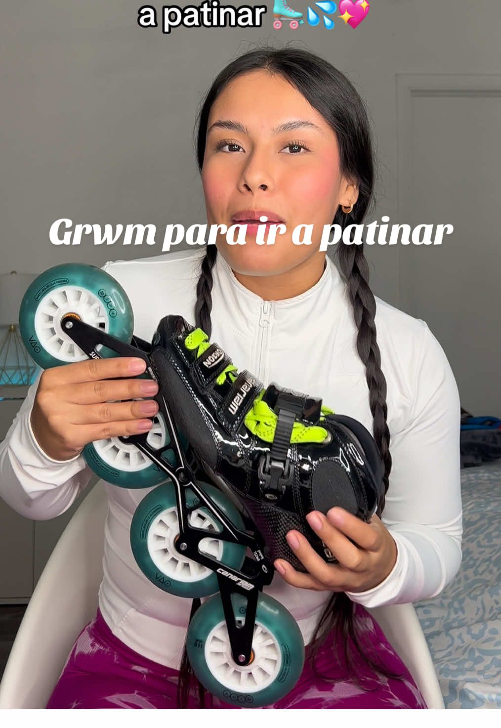 Arréglate conmigo para ir a patinar💦🛼💖#grwm #grwmmakeup #grwmoutfit #outfitinspo #miamilife #acompañame #patinaje #latinacontentcreator #estadosunidos #newyork #california #atlanta #texas #valentina 