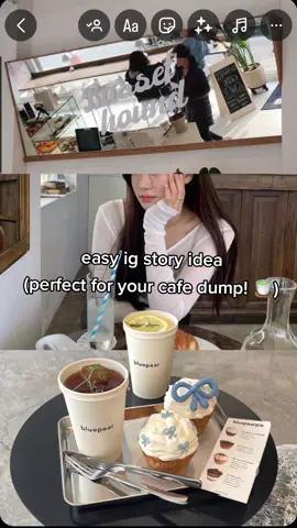 cafe dump ig story ideas!! #igstory #ig #story #cafe #cafedump 
