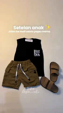 Setelan anak ganteng #setelananak #onesetanak #bajuanak #ootdanaklakilaki 