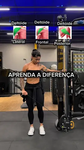 Sequência completa para desenvolvimento do ombro, ativando as três porções do músculo deltóide. ⠀ 1️⃣ Elevação lateral na polia — ativa a porção medial, essencial para o aspecto arredondado e largo dos ombros. ⠀ 2️⃣ Elevação frontal na polia — foco na porção anterior, responsável por movimentos de empurrar e levantar. ⠀ 3️⃣ Crucifixo inverso unilateral na polia — recruta a porção posterior, fundamental para a estabilidade da escápula e equilíbrio postural. ⠀ ✔️ Utilize carga controlada, mantenha a postura e priorize a execução. Essa tríade é estratégica pra quem busca estética e funcionalidade no treino de ombros.#CapCut 