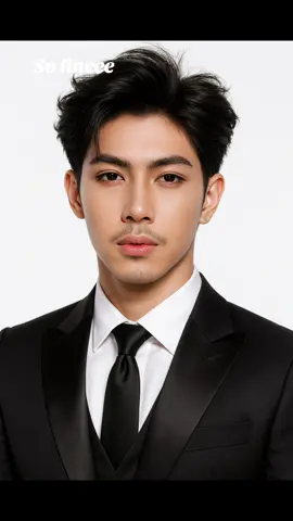 create an official portrait picture of me in black suit with sharp features and makeup still in touch, 360 HD frontal hair and it's giving luxurious vibes with high details 4k resolution , in a white background #chat #chatgpt #fypシ 