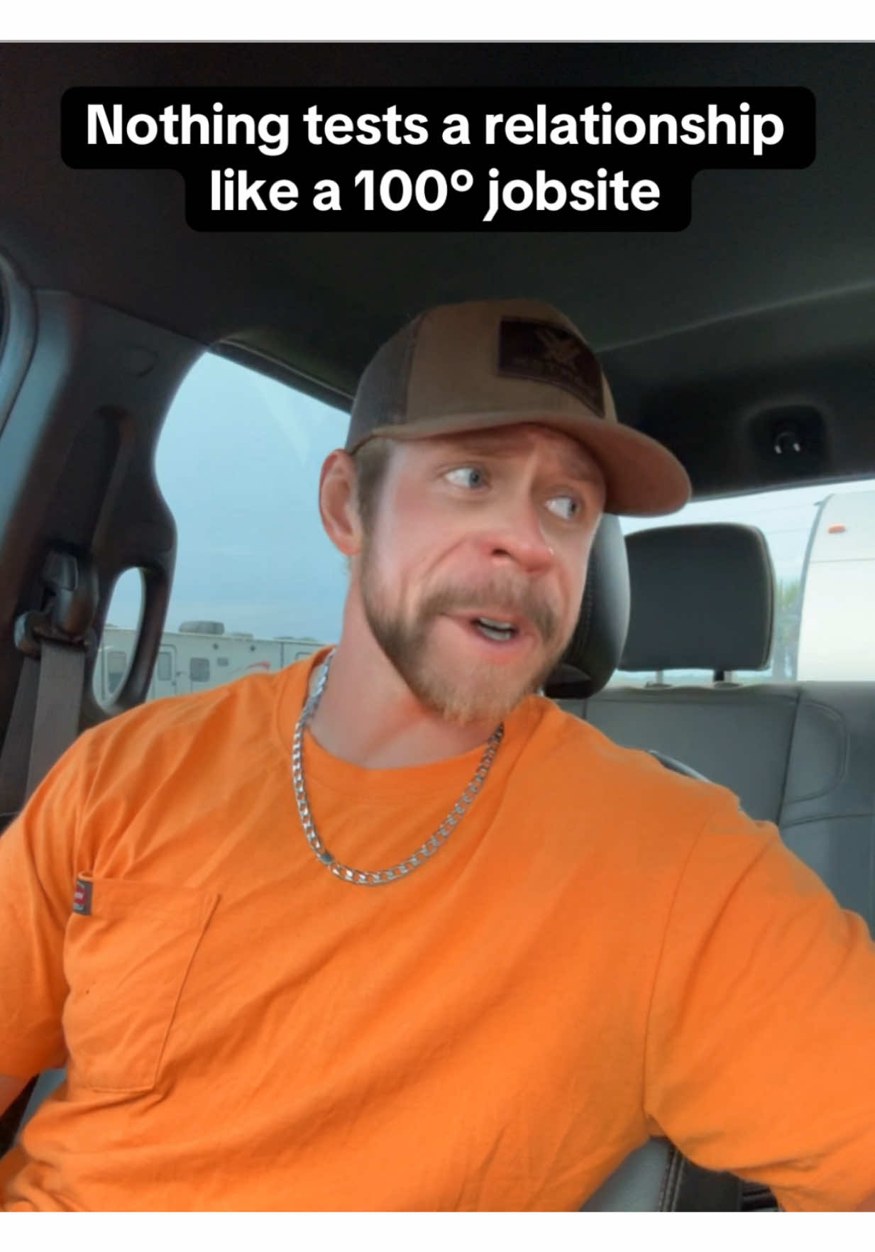 If yall can survive a heatwave in the south, you can survive anything😂 #bluecollarcomedy #constructionhumor #bluecollar #construction #bluecollarpov #skitscomedy #Relationship #marriageadvice 