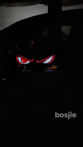 Banyak bahan/konten, putar layar untuk menampilkan teks dan angka #stiker mobil pintar #layar LED jendela belakang mobil #aksesoris/dekorasi mobil