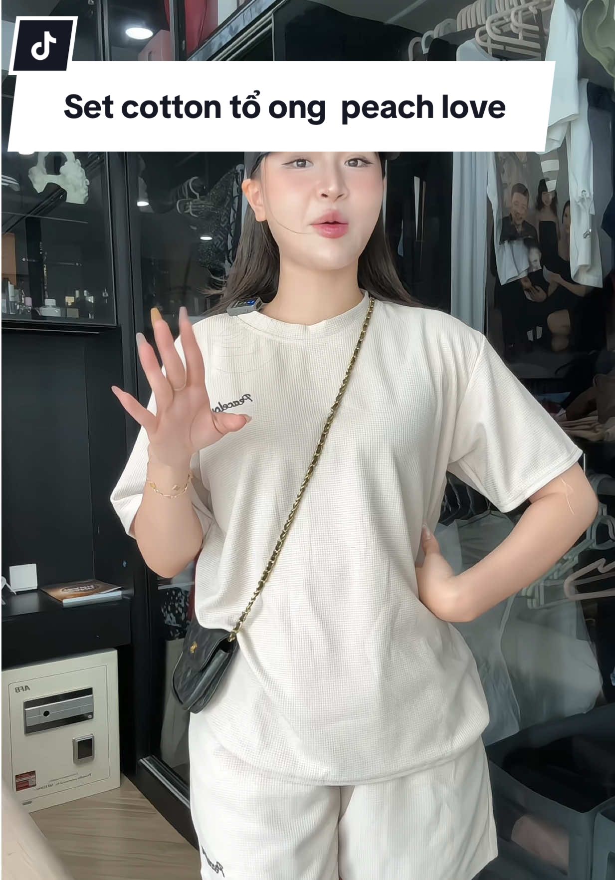 Set cotton mặc thoải mái, trẻ trung #peachlove #setmacnha #dobomacnha #macthoaimai 