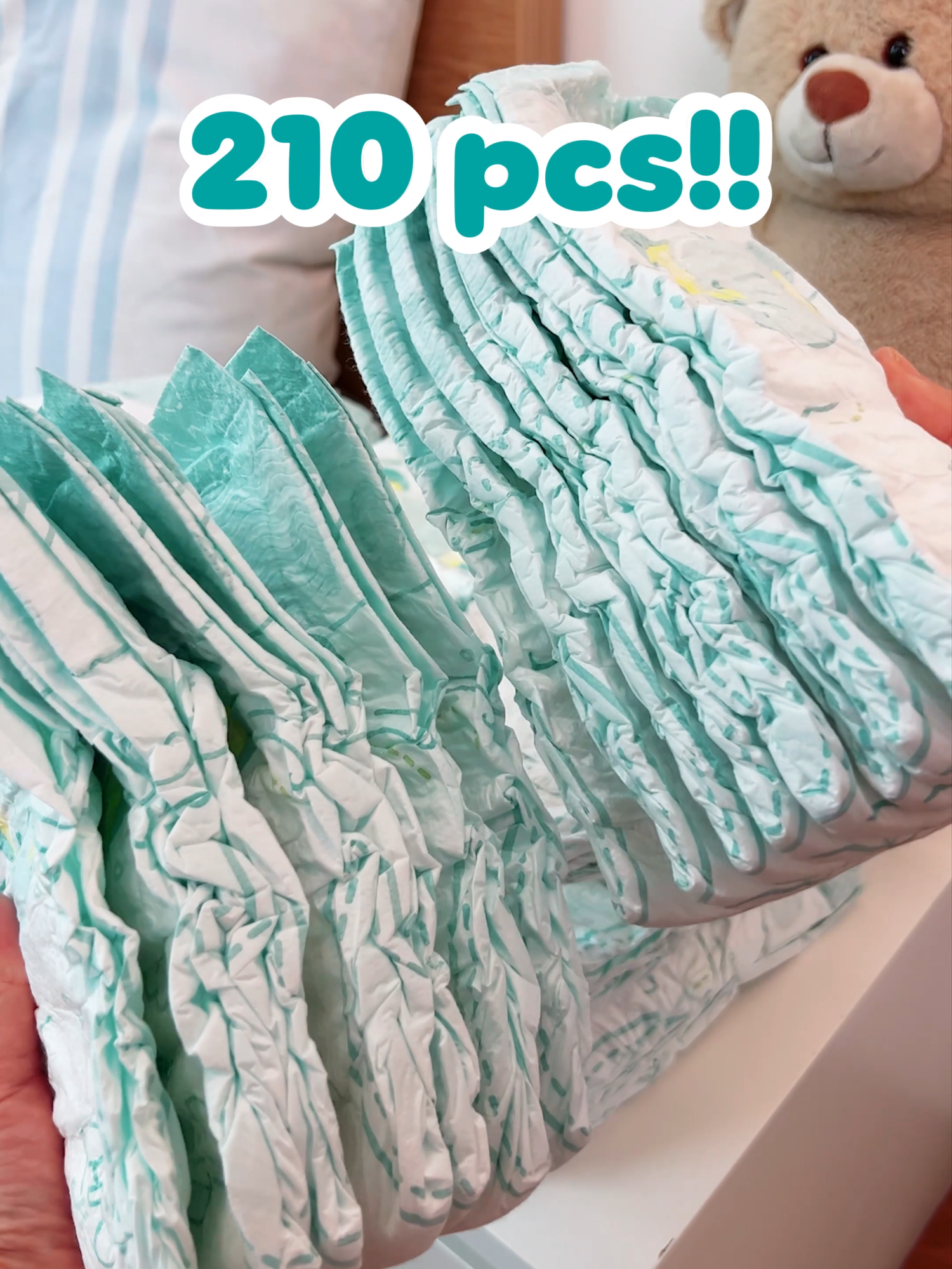 3...2...1... 🚨 Sulit na bundle alert! 🎉 Get 3 packs of PampersAircon Dry Taped with a total of 210 diapers pangmatagalan natalaga para kay bulilit! 👶🧺 May big discounts 💸 at shippingvouchers  pa, kaya super worth it ang bawat bayad. Tap mo naagad ang basket bago ka maubusan! ⏰​ #PampersPH #Diapers #SULITMAGINGSIGURISTA