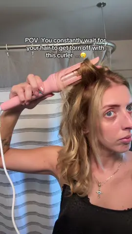 I was so scared friend 😩 #automaticcurler #TikTokShop #hair #curls #dealsforyoudays 