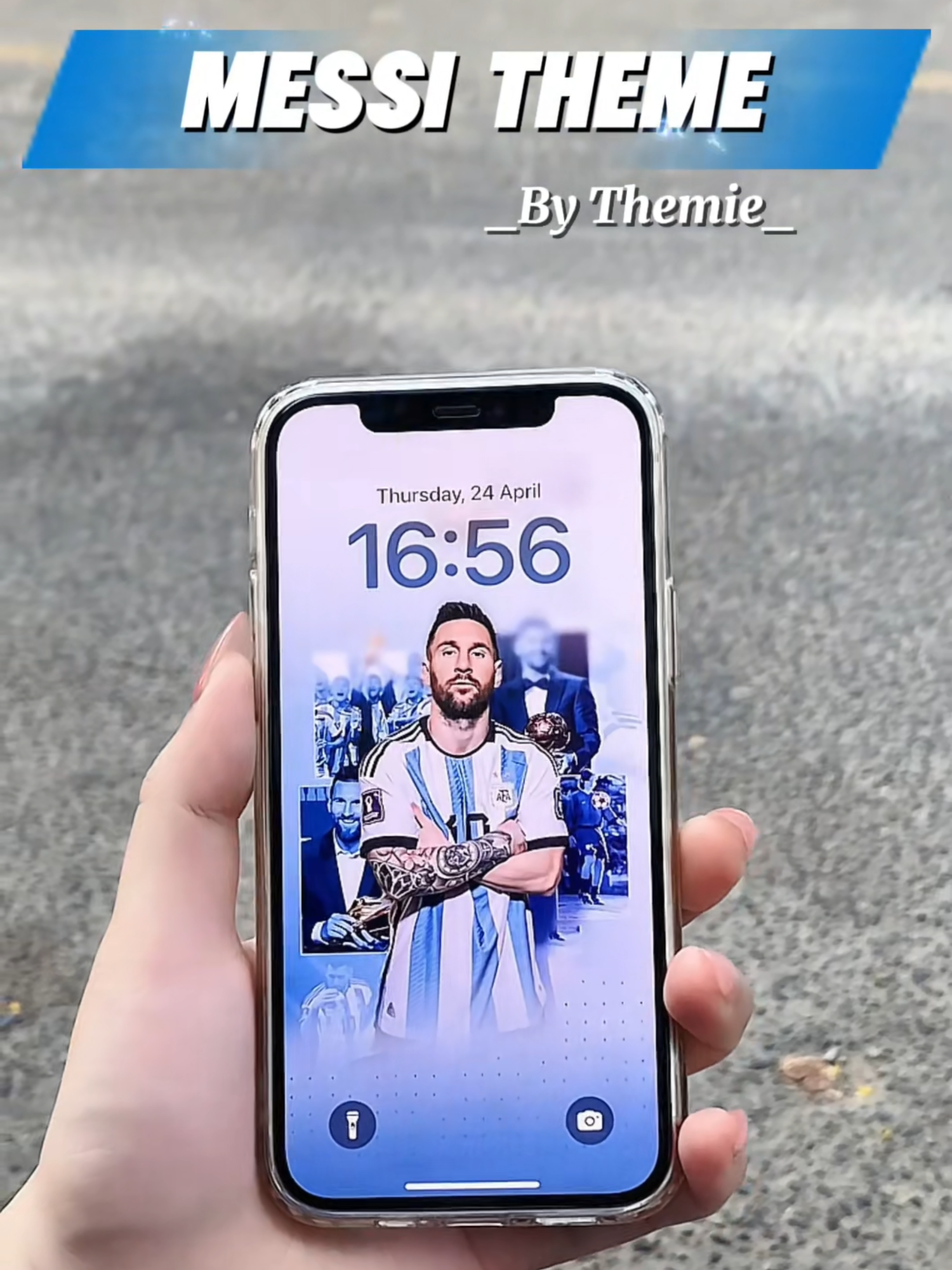 Set your screen on fire with the magic of football! ⚽🔥 Let the game live on your phone. #themie #lockscreen #controlcenter #theme #ios18 #ios26 #os26 #football