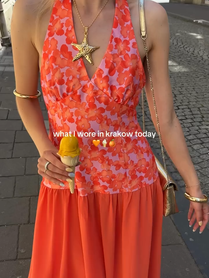 @nelaklon providing the best euro summer 'fit inspo 🌺🍦✨ Shop the Roaxanne Maxi via the tags or online now x