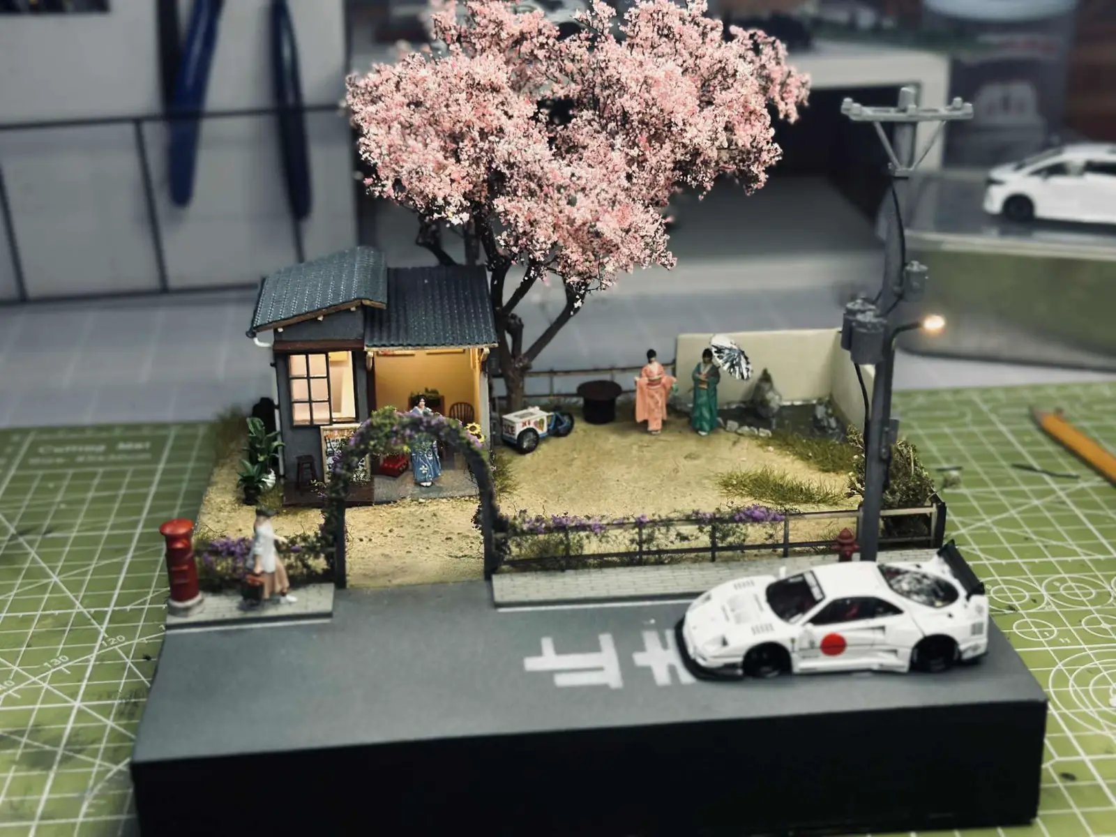 #dioramadiecast #diecast #handmade #dioramamaker #diorama #japan #japanstyle #fyp #diorama164 #minigt #nhactrungquoc #diecastcollectors #diecastcollection #dioramaboxmica #164resinmodelcars #❤️‍🔥 