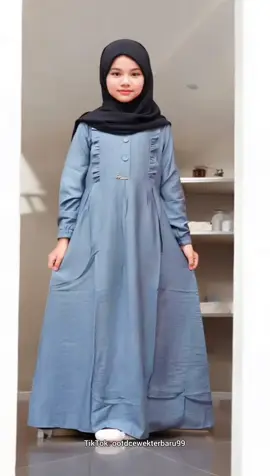 rekomendasi baju gamis anak 2025 OOTD Untuk Anak Perempuan model terbaru #rekomendasi 