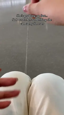 A letter for My Daughter 🌙#booknecklace #momanddaughter #giftideas #fyp 