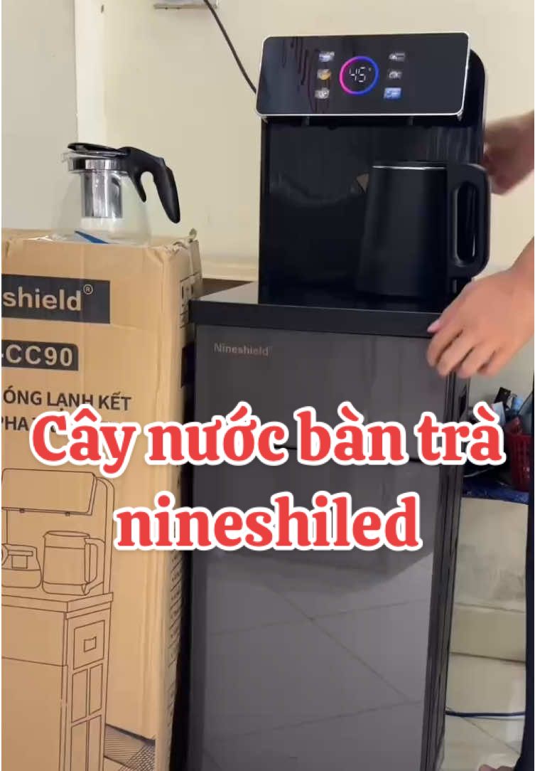 Giới thiệu và cách sử dụng của cây nước bàn trà nineshield#xh #giadungtienich #caynuoc #nineshield 
