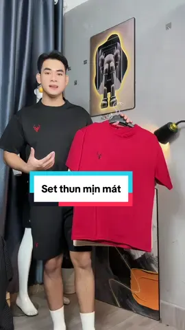 Bộ đồ hè vải thun mịn mát#bothethaonam #bodonam #bodohenam #setdonam #bodonamnu #Wink