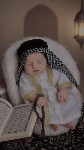 poto newborn hasil chatgpt  Nih ku spill prompt nya simple tapi hasilnya bagus😍 >>  buat foto newborn bayi laki laki bertema religi  bayi meggunakan sorban dan jubah warna putih posisi bayi lagi tidur nyender diatas sofa berwarna putih sambil memegang tasbih  properti yang digunakan: Alquran, karpet,dan tasbih buat baground bernuansa islami dengan pencahayaan yang terang #masyaallahtabarakkallah #hploktober2024🤰👶🥰 #bayilucu #bayi #cogan 