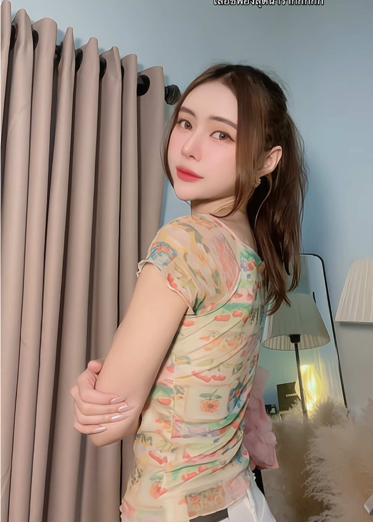 เสื้อคนสวยมาแล้วค้าาาา  #เสื้อคล้องคอ #เสื้อแฟชั่น #เสื้อซีทรู #เสื้อแฟนชั่นสวยๆ #เสื้อคล้องคอลายจุด 