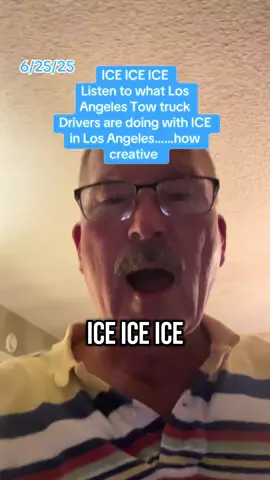 ICE ICE ICE Los Angeles Tow truck Drivers are towing unmarked ICE cars when parked illegally. lol #ice #losangeles 