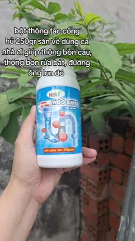 Bột thông cống cực mạnh HGO SUPER, thông tắc bồn cầu, bồn rửa bát, đường ống nhanh chống hiệu quả#xuhuong #