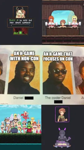 Why is every single H game a non-con game these days  #Meme #indiedev #gamedev 