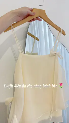Outfit điệu đà cho nàng bánh bèo 🌷 #namicloset #dodibien #tipsphoido #doxinh #thoitrangnu #reviewquanao #vayxinh 