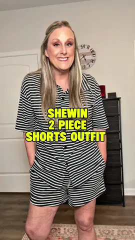 Looks like an outfit, feels like pajamas. Over 40? This pajama set with pockets is everything we need this summer. @shewin_official_us #twopieceloungeset #summeroutfitsforwomenover40 #cozyandcute #twopieceset #shortset #dealsforyoudays #funinthesun 