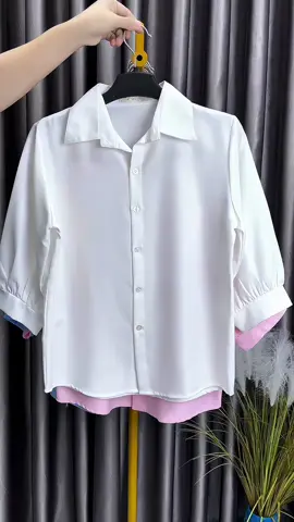 Áo sơ mi tay lửng xinh #aosominu #aosomitaylo #aodep #aoxinh #aocongso #thoitrangnu #xh #xuongthoitranggiasi8 