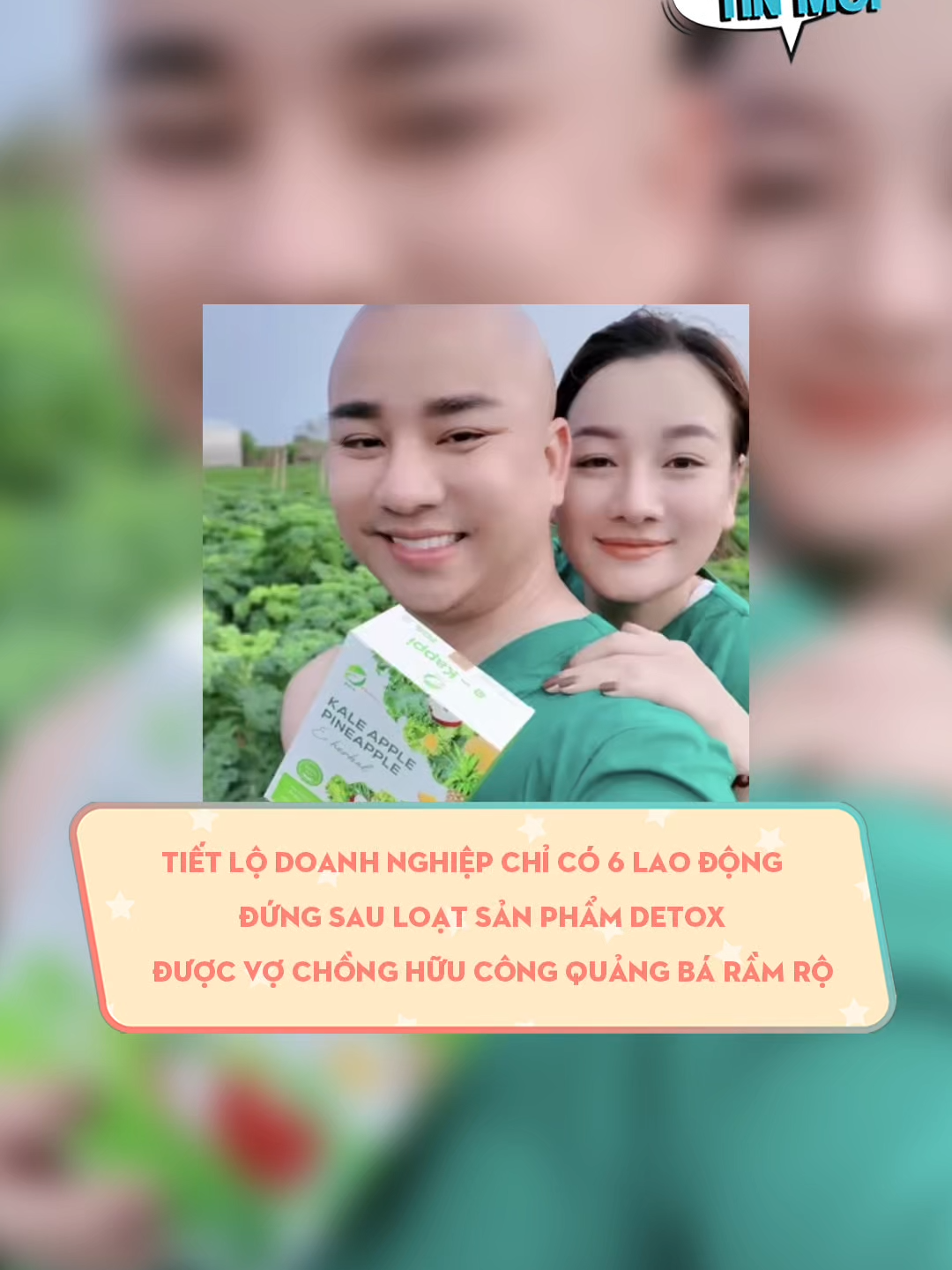 Tiết lộ doanh nghiệp chỉ có 6 lao động đứng sau loạt sản phẩm Detox được vợ chồng Hữu Công quảng bá rầm rộ #odaycotinmoi #xuhuong