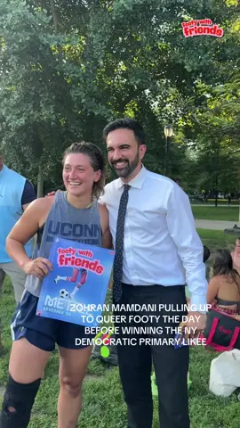 AND THATS WHY WE ❤️ THE MAYOR FOR THE PEOPLE  #wlw #zohranmamdani #nyc #footy 