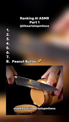 Ranking AI ASMR part 1  - #ai #asmr #asmrsounds #asmrvideo #veo3 #ranking #top5 #top8 #compilation #real #mood #relatable #satisfying #satisfyingvideo #slimeasmr #aivideo #reels #rank #usa #foryoupage #fyp #blowthisup #trending #viral #viralvideo #floptok #flopera #explorepage 