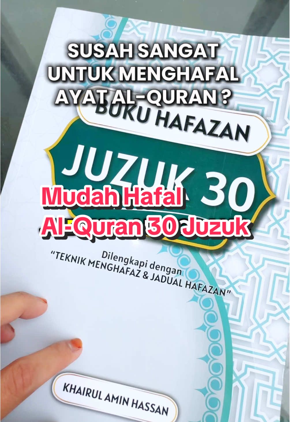 Replying to @A.B.B.Y dipermudahkan dengan Buku Hafazan Juzuk 30, dalam buku ada Teknik Menghafaz & Jadual Hafazan. Ramai dah beli kata cepat hafal 2x lebih cepat !!  #hafalan #hafalanquran #bukuhafazanjuzuk30 #30juzuk @Buku Hafazan Juz Amma  
