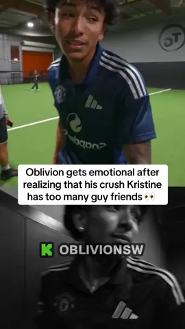 Oblivion gets emotional after realizing that his crush Kristine has too many guy friends 👀  #oblivion 
