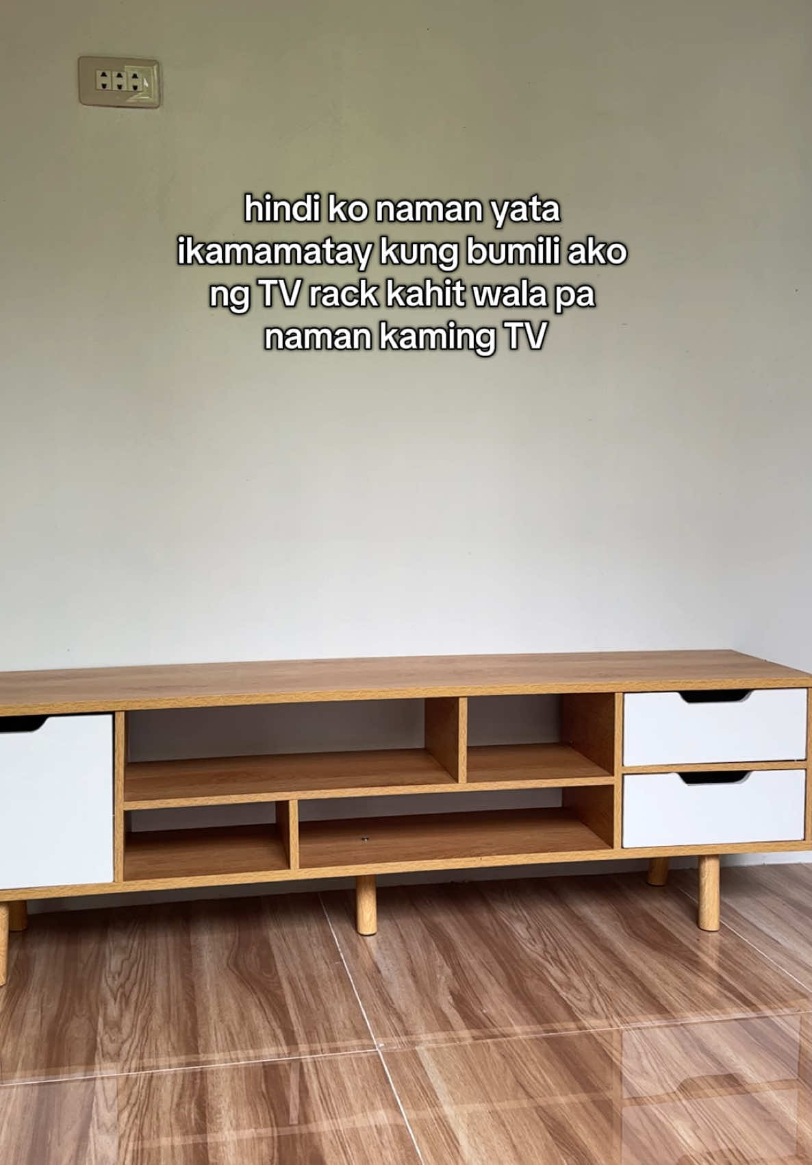 ang ganda!😭❤️ #tvrackcabinet 