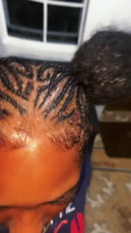 Cornrow with two puffs😍🔥#braidstyles #cornrows #braidssbytae #kidshairstyle