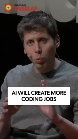 Sam Altman goes off on the future of AI and coding jobs. Companies thought they'd need fewer developers but now they're hiring MORE. Why? Because better tools = more possibilities. We're not replacing coders, we're multiplying what they can build. The demand for software is infinite and AI just gave us superpowers to meet it.