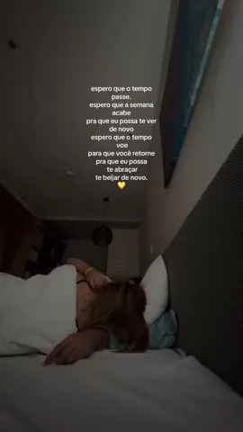 Algumas semanas viajando longe dele e a saudade já me consumiu 🥺