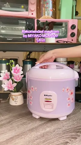 Rekomendasi magicom miyako mcm-509 1.8 liter sudah bisa memasak, mwnghangatkan dan kukus #magiccom #ricecooker #penanaknasi #miyako #iffahstore_99 #fyp 