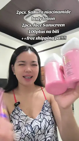 Buti nlng Nakita ko ito Ang Ganda sa skinnnnn at bango pa!!!! #sakuraniacinamidebodylotion #sunscreen #budolfind #fyp #fyppppppppppppppppppppppp 