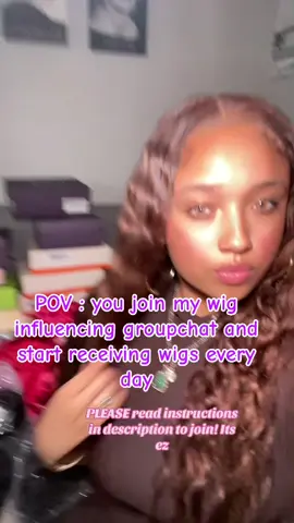 READ WHOLE THING 🩷 Calling all wig influencers who put others girl on and support ! We’re looking for ACTIVE members who are gonna share comapnies , support and are positive !!TO JOIN :  1.  Please follow me on here and ig : _nadiadiane_  2.comment on this post  3. Text my ig and send your wig influencing page !!  4. Get collabs and support with us 🥰🥰✅🥳 #wiginfluencer #wiggroupchat #freewigs 